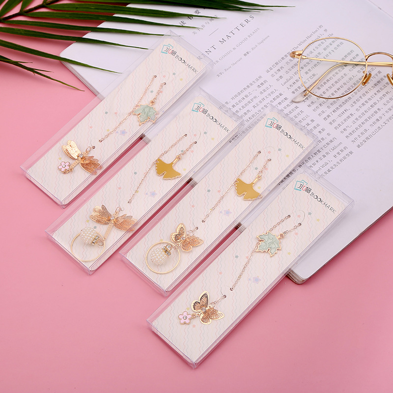 1 Đồ đánh dấu trang sách hình con bướm phong cách sáng tạo bằng hợp kim