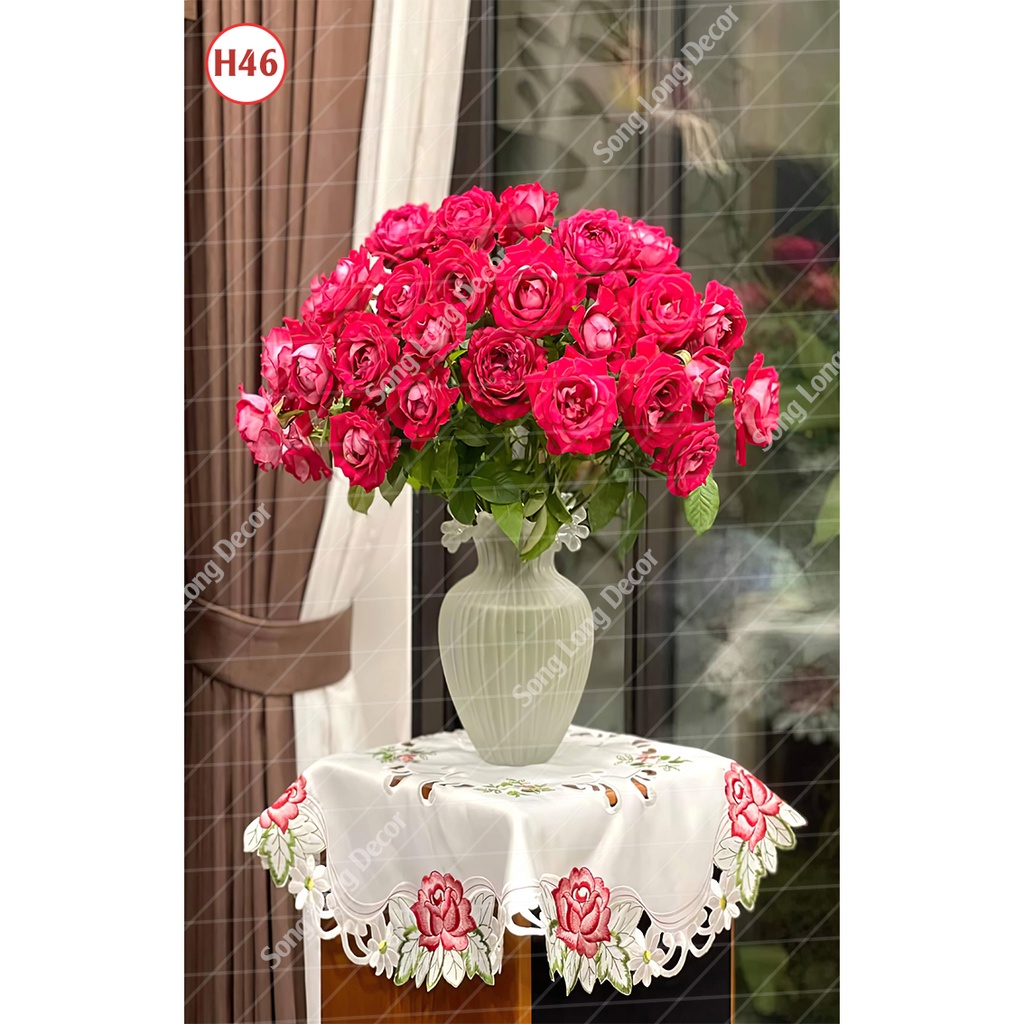 Tranh Dán Tường Lọ Hoa Nhiều Mẫu Đẹp - Có In Theo Yêu Cầu- Tranh 3d Trang trí nhà cửa -4