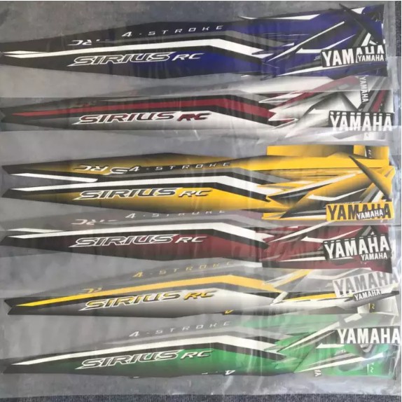 [CỰC RẺ] BỘ TEM 3 LỚP MẪU ZIN HÀNG CAO CẤP CHO SIRIUS RC 2015 - MÀU VÀNG ĐEN