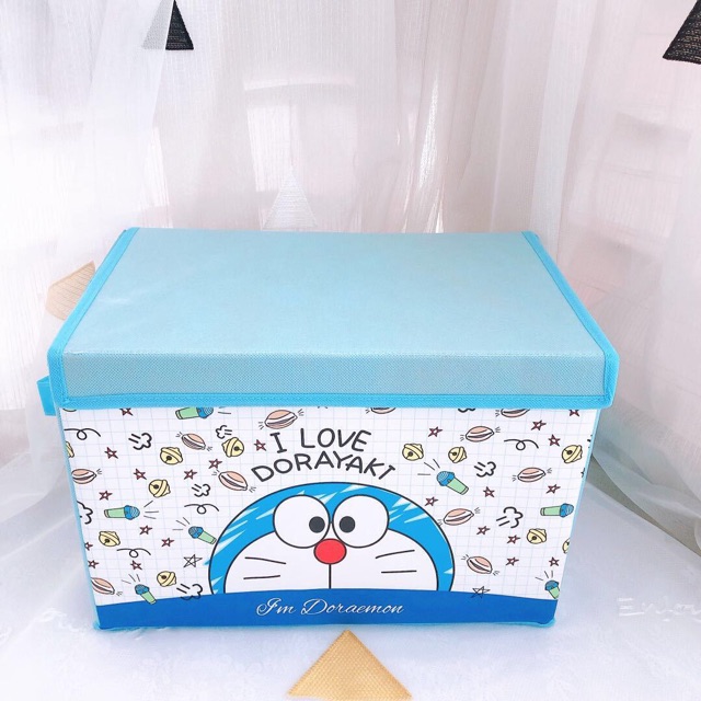 Hộp đựng đồ Doraemon có nắp đậy ❤️Doraemon Shopp❤️