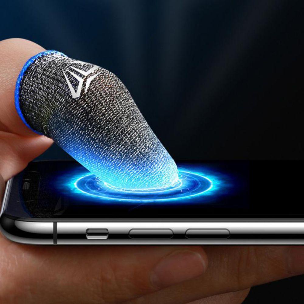CHOOKEY 1 Đôi Găng Tay Ngón Tay Chơi Game Chống Mồ Hôi Thoáng Khí Chống Trượt