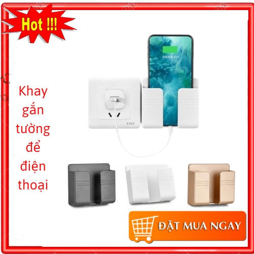 Khay gắn tường để đựng điện thoại, điều khiển remote - Hộp lưu trữ điều khiển từ xa treo tường