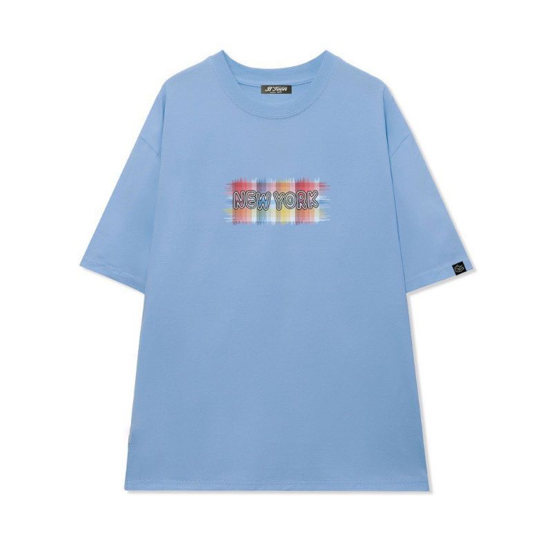 Áo thun tay lỡCó sizeFull màu unisex New york