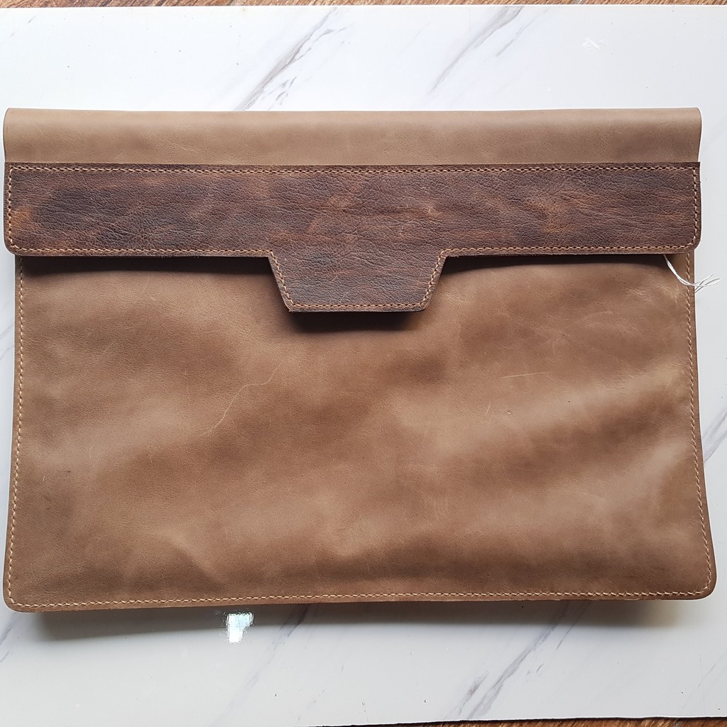 Bao da laptop da thật thủ công ALM013MU Yen Handmade Leather.