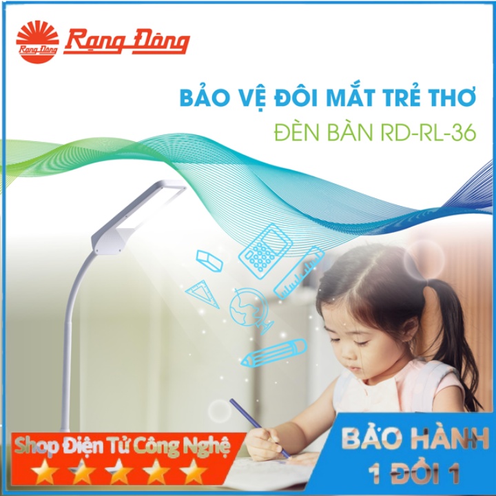 Đèn  bàn led cảm ứng Rạng Đông RD-RL-36.LED