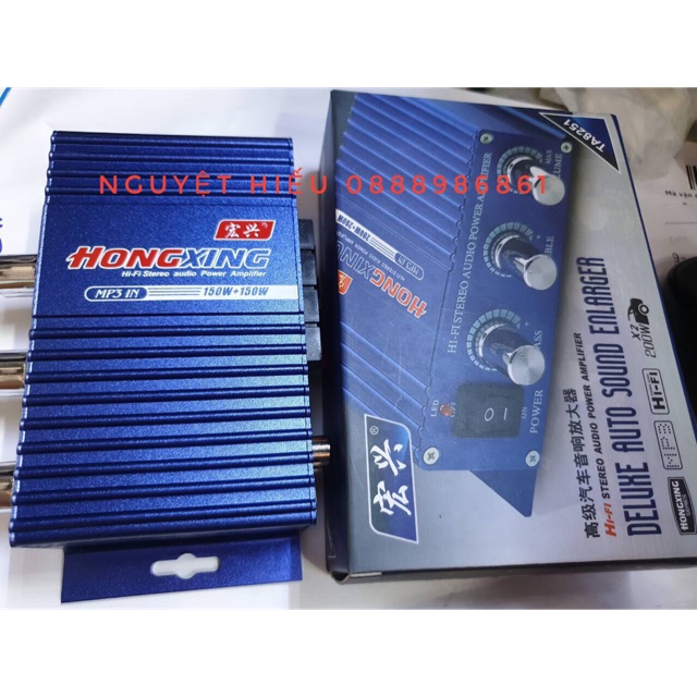 Ampli Hongxing 12V-150W (không kèm nguồn)