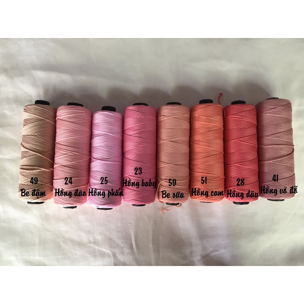 Sợi dệt cotton Craft Yarn 180gr - bảng màu 1