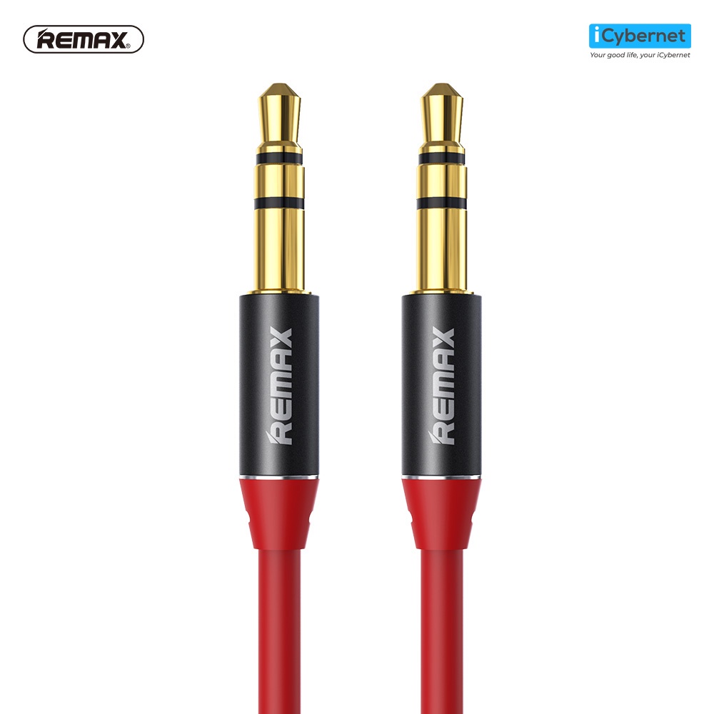 CHÍNH HÃNGCáp âm thanh REMAX Rl-l100 Aux  audio cable Jack cắm 3.5mm dài 1M cho máy tính MP3 MP4