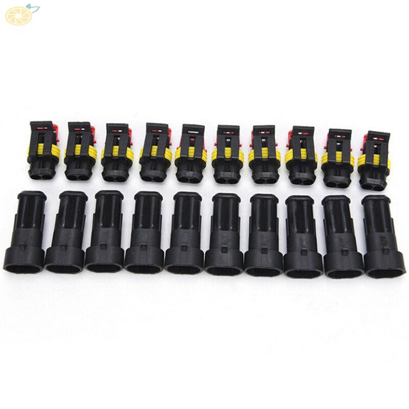 Đầu nối dây điện AWG đầu cắm và lỗ cắm 10A2 không thấm nước cho xe tay ga/xe ô tô/xe tải
