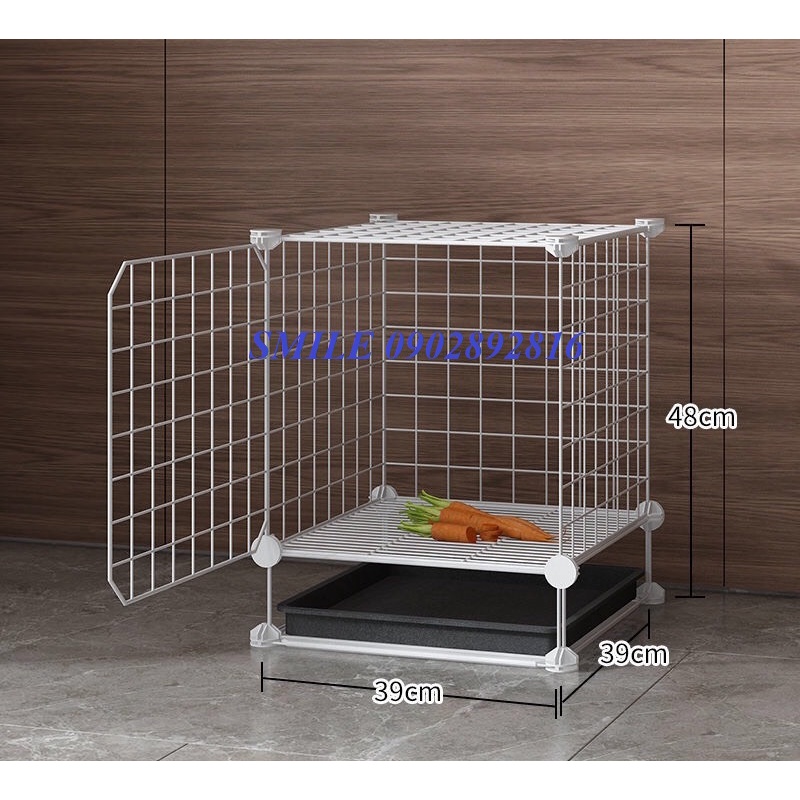 [SALE] COMBO CHUỒNG LƯỚI THÉP DÀNH CHÓ MÈO THÚ CƯNG, PET ĐA NĂNG NAN DÀY DƯỚI 6KG