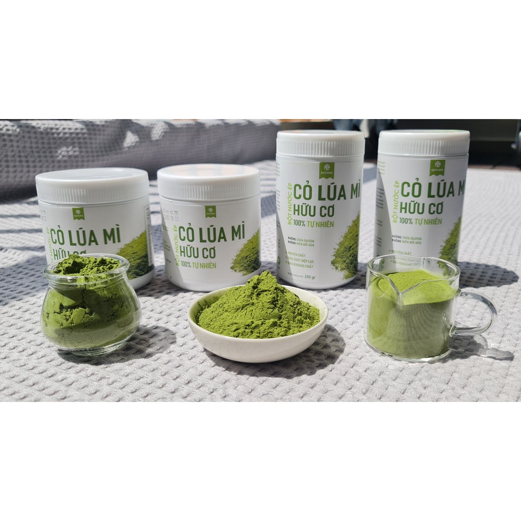 BỘT CỎ LÚA MÌ HỮU CƠ DA'FARM