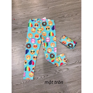 Combo 4 quần legging dài cho bé gái