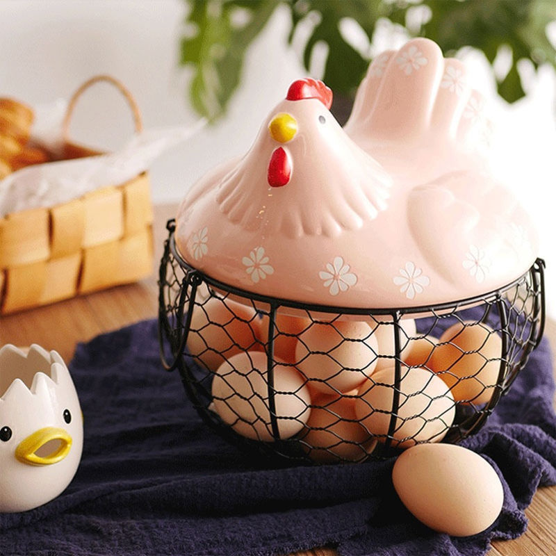 Dụng Cụ Tách Lòng Đỏ Trứng Hình Gà Sáng Tạo
