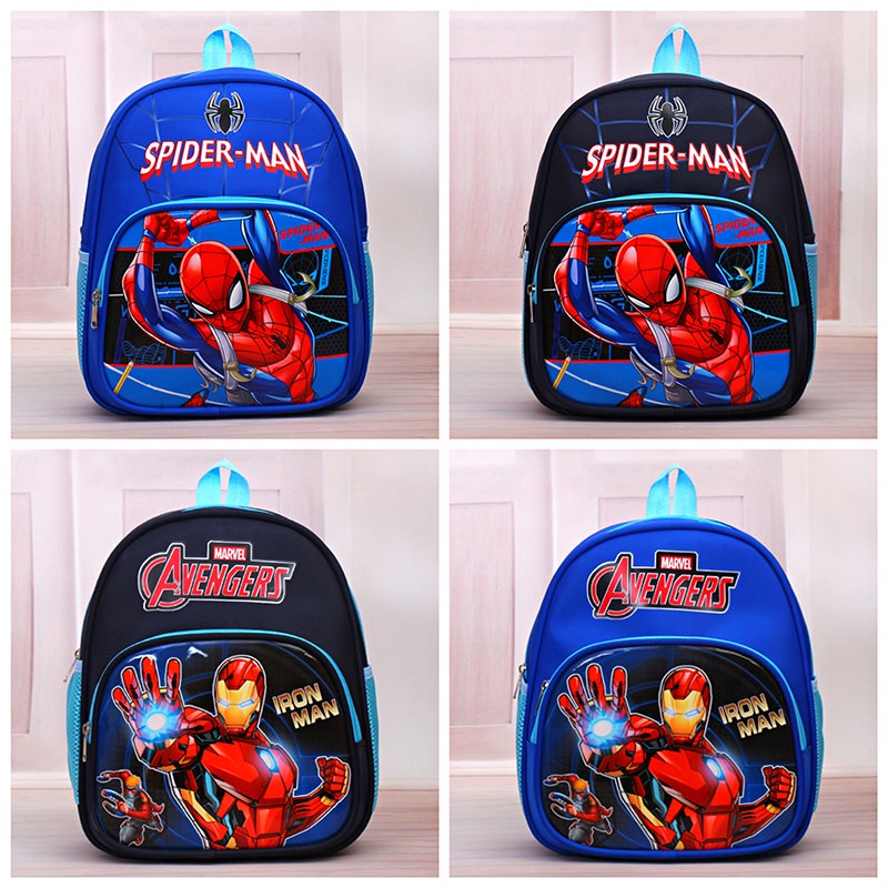 SUGE Túi học dành cho trẻ em/Người nhện Iron Man Princess Elsa Sophia/Nhẹ