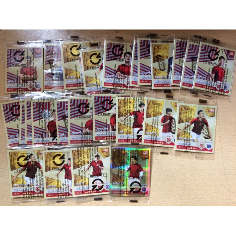 Thẻ poca cầu thủ Việt Nam 2021