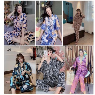 [40-68kg] Đồ Bộ Lụa Mới -Tay Lửng Cánh Dơi Quần Dài (Phần 1)