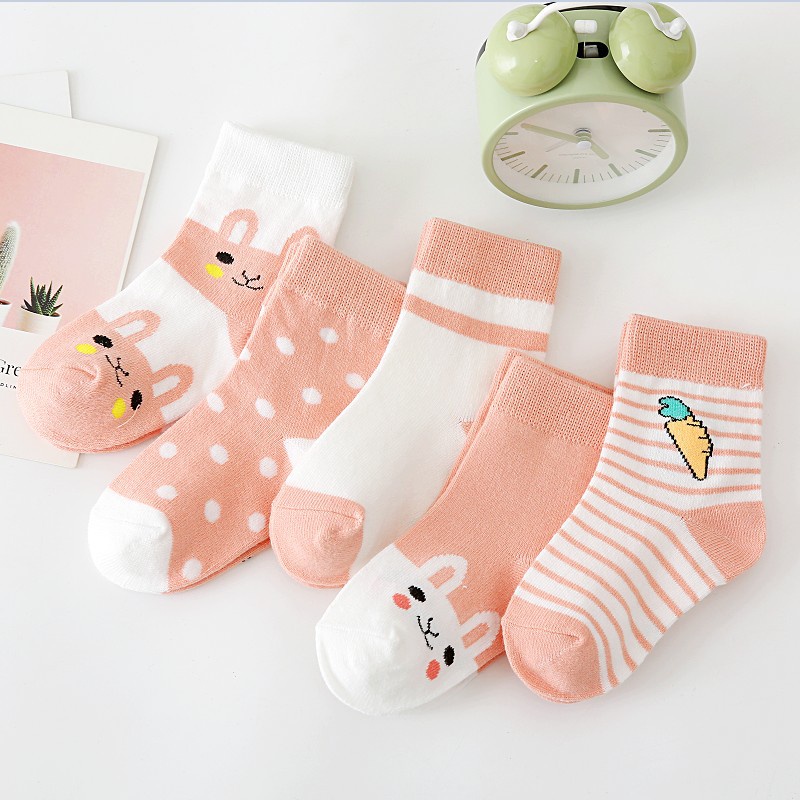 Set 2 đôi Tất cho bé Dewkids, Tất chân cho bé trai bé gái xinh xắn