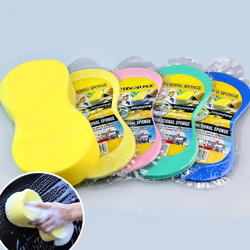1 Bàn Chải Mút Xốp Nén Mật Độ Cao Dùng Đánh Bóng Xe Hơi