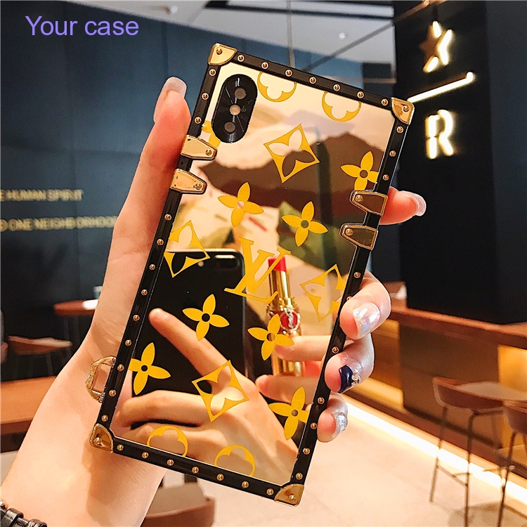 Ốp Điện Thoại Cứng Gắn Hình Ong Vàng Có Dây Đeo Cho iPhone 13pro 12promax 11pro 6 / 6S 7 / 8 6P / 6SP 7P / 8P X / XS XR XS MAX