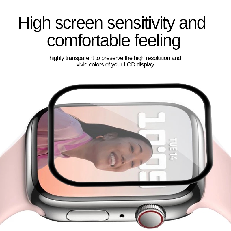 Kính cường lực bảo vệ màn hình cho đồng hồ Apple Watch 7 Series 7 41mm 45mm