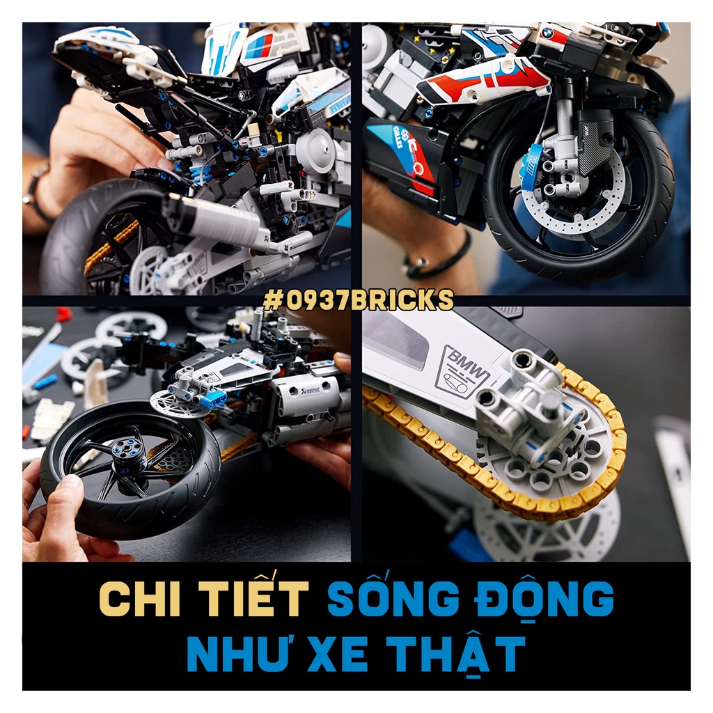 [SẴN HÀNG] LEGO 42130 LEGO Technic 42130 SIÊU MÔ TÔ BMW M 1000 RR