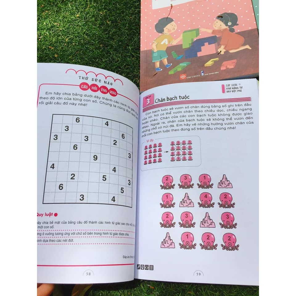 Sách - Combo Những câu đố toán học kiểu Nhật (6 cuốn)