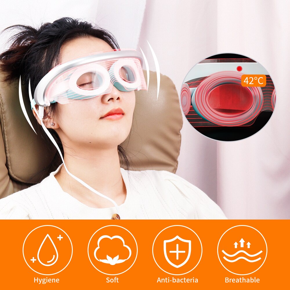 Foreverly Máy Mát Xa Mắt Chống Lão Hóa Có Đèn led Trong Suốt