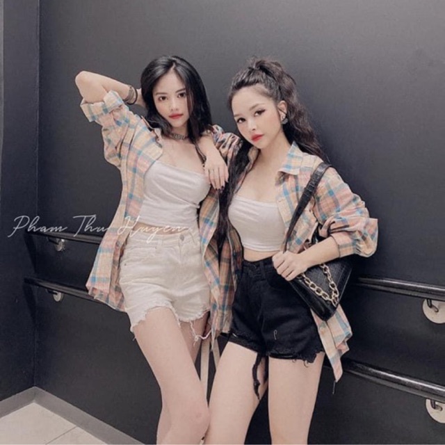 [Mã FAMAYWA giảm 10K đơn 50K] Áo sơ mi kẻ caro siêu hot