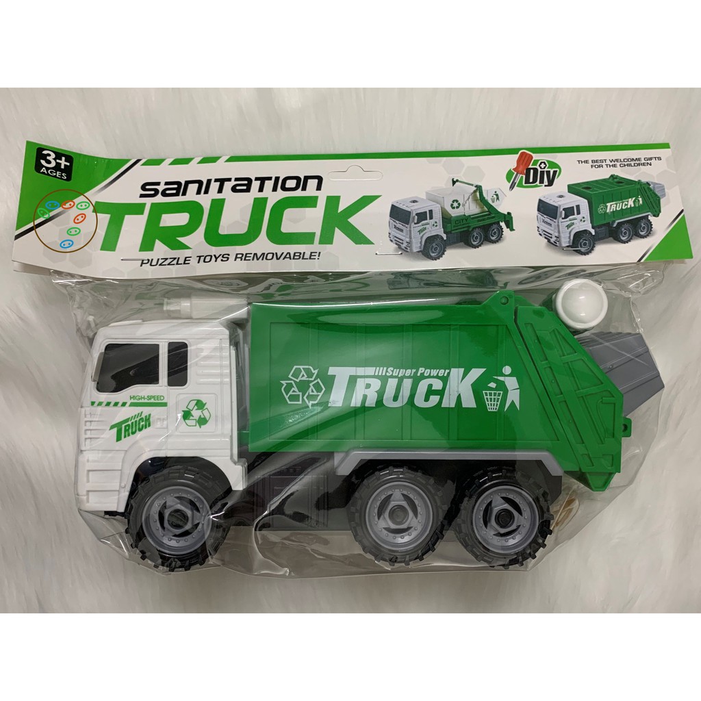 Xe đồ rác chơi + ốc vít