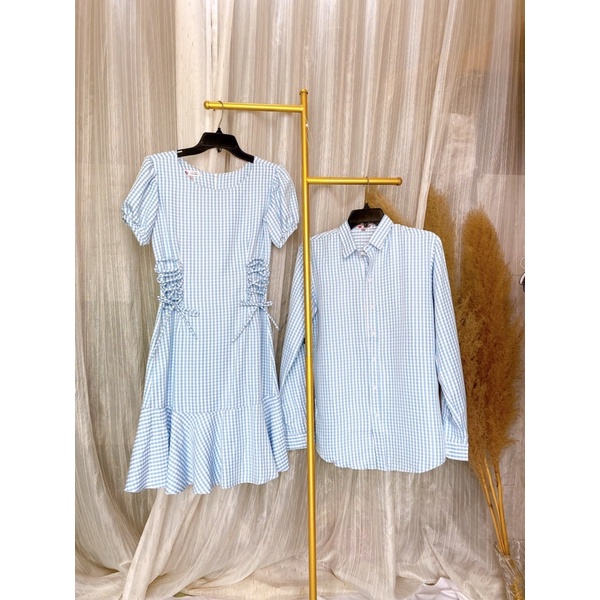 Đồng phục gia đình - đồ gia đình caro - áo gia đình caro - áo caro gia đình - đồ gia đình caro đi tiệc