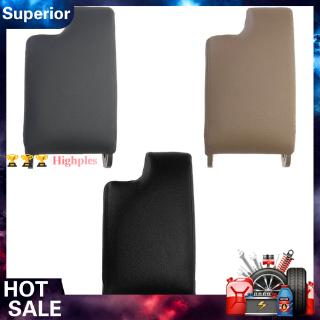 Highples car abs synthetic leather armrest center console lid cover for bmw 3 series e46 1998-2005