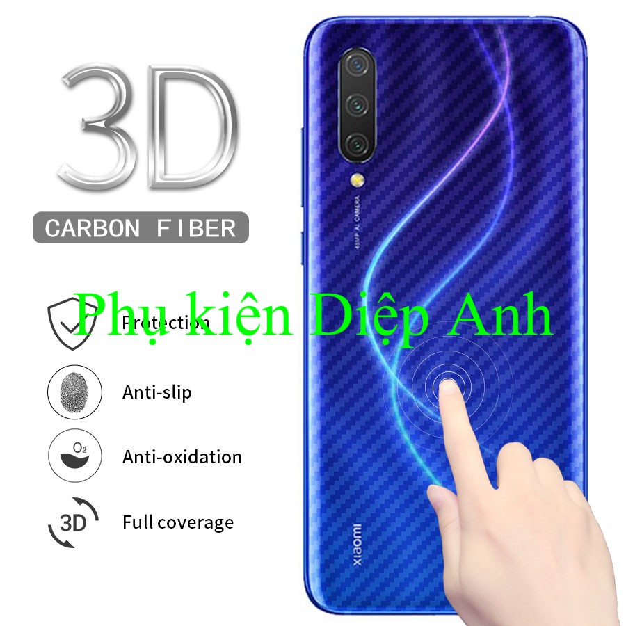 Xiaomi Mi CC9 / CC9 E |  Miếng dán lưng carbon chống xước