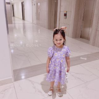 Váy cúc họa mi cho bé