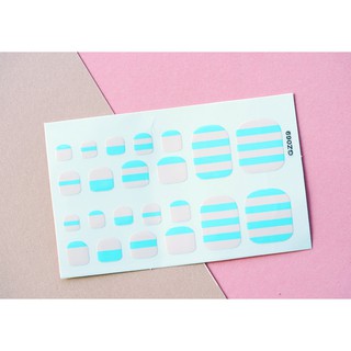 Miếng dán móng chân - Nail Wraps (22 miếng dán khô)