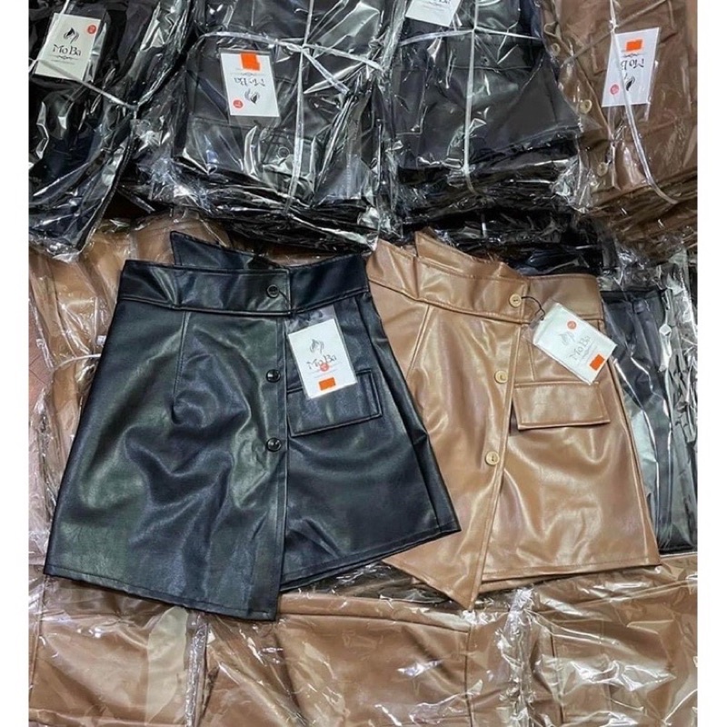 CHÂN VÁY DA CẠP CHÉO HOT TREND  Size L