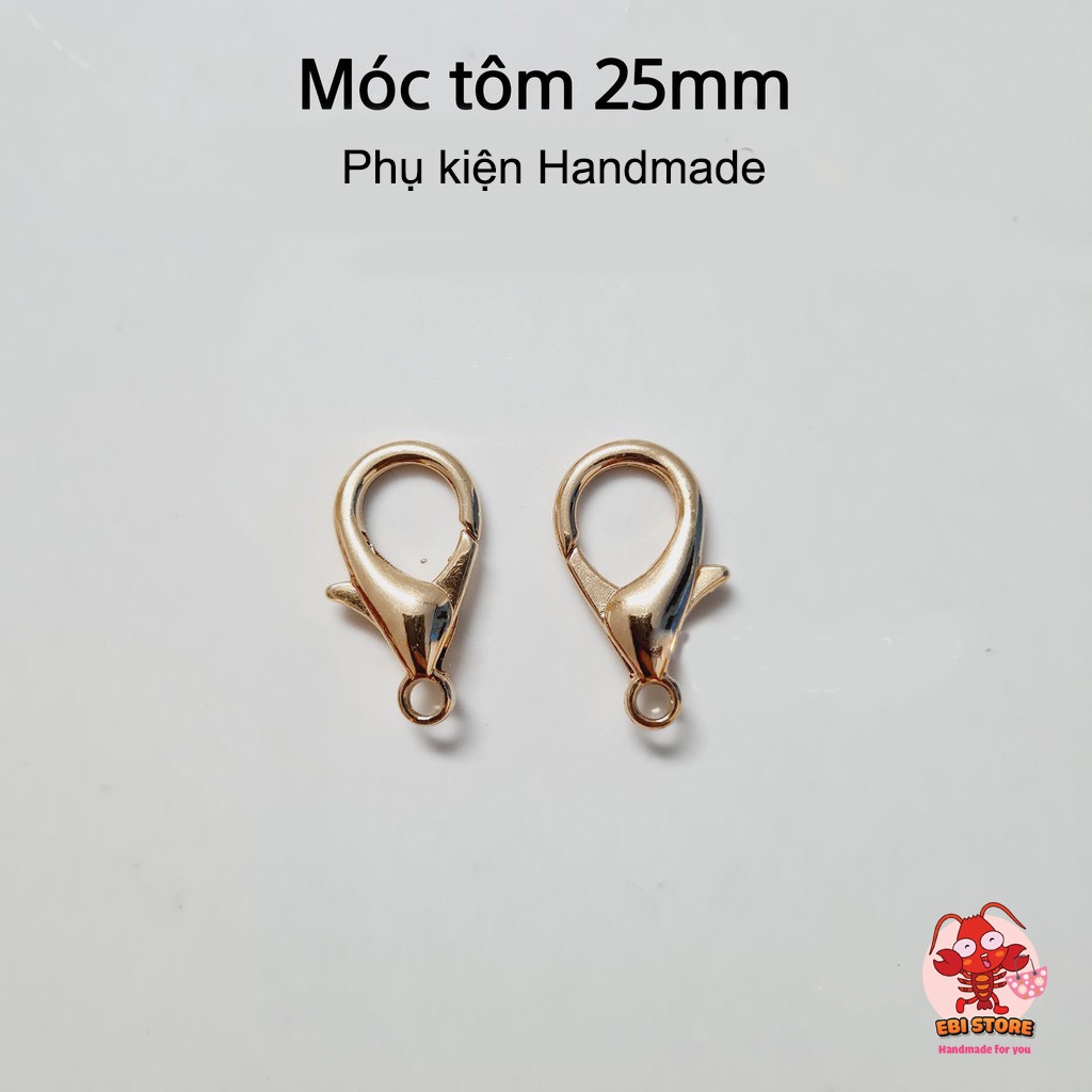 Móc Càng Cua, Móc Tôm Hợp Kim Size 25x13mm Dùng Để Làm Trang Sức Handmade Thủ Công