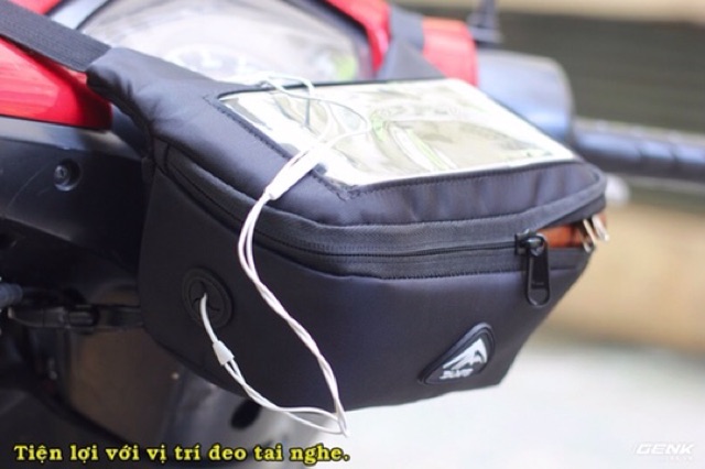 Túi treo Đầu xe chính hãng TAM'S BAG , có thể làm túi đeo hông, chống nước, sài cảm ứng xịn