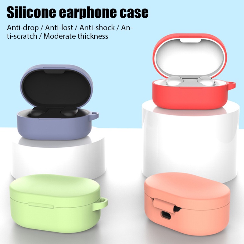 Vỏ Bảo Vệ Hộp Sạc Tai Nghe bluetooth xiaomi / e6s / a6s Bằng Silicon Thời Trang Sang Trọng Cho xiaomi redmi airdots