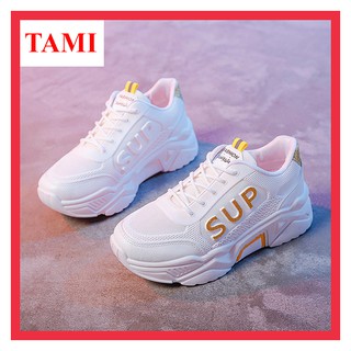 Giày thể thao nữ tăng chiều cao sneaker phong cách thiết kê cao cấp TAMI-AD0032