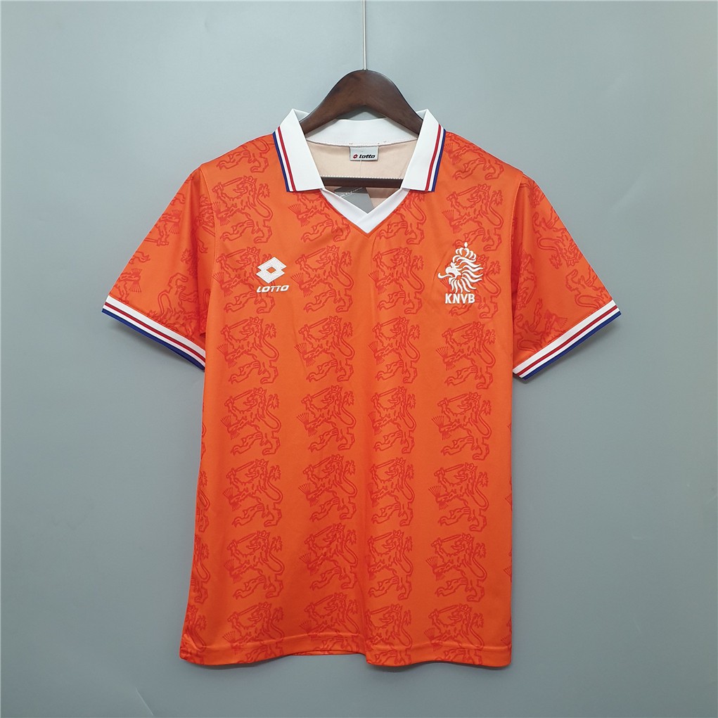 1995 Hà Lan Home Away Orange Holland Retro Bóng đá Jersey Bóng đá