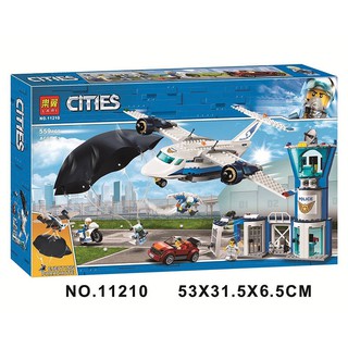 Lắp ráp Lego City máy bay cảnh sát 559 miếng ghép - LARI 11210