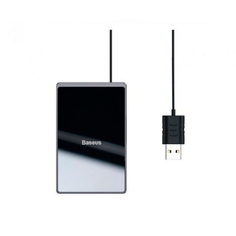 Dock sạc không dây 15w *  Baseus Card Ultra-thin (with USB cable 1m)