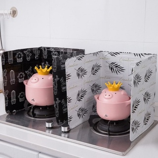 Tấm chắn bếp gas( có hình và trơn bạc-dùng được cả bếp đôi và đơn)