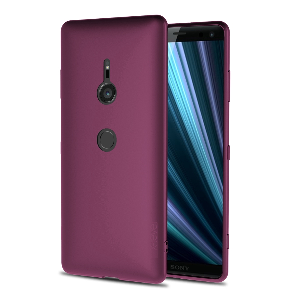 Ốp điện thoại TPU dẻo bề mặt nhám cấp độ X cho Sony Xperia XZ3