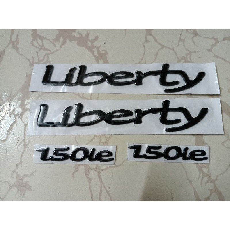 Bộ tem nổi Liberty 150ie màu đen New