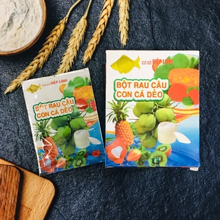 Bột rau câu con cá dẻo gói 12g