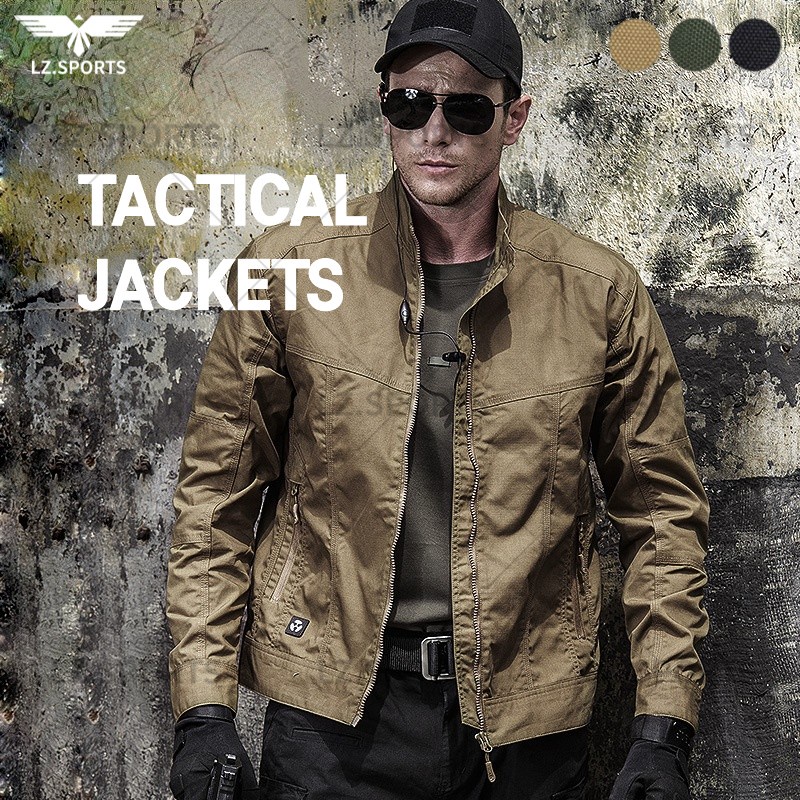 Áo Khoác Bomber Phong Cách Quân Đội Chống Nước Thời Trang Xuân Thu Cho Nam CK540/S-2XL