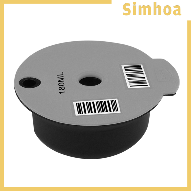 [SIMHOA]Reusable Coffee Capsule Pod Slicone Lid Fits Bosch for Tassimo Machine