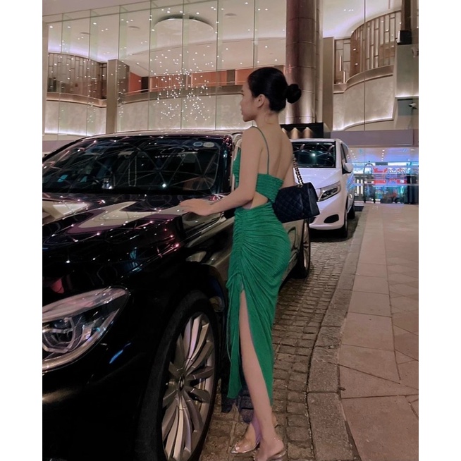 THIẾT KẾ- Váy body rút dây khoe dáng