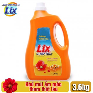 Nước giặt Lix Đậm Đặc Hương Nước Hoa 3.6kg